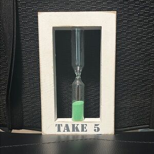 Green Sand Hourglass Timer